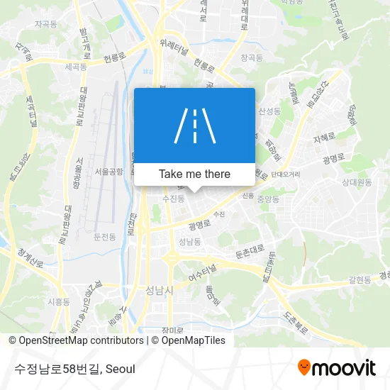 수정남로58번길 map
