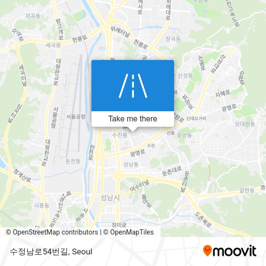 수정남로54번길 map