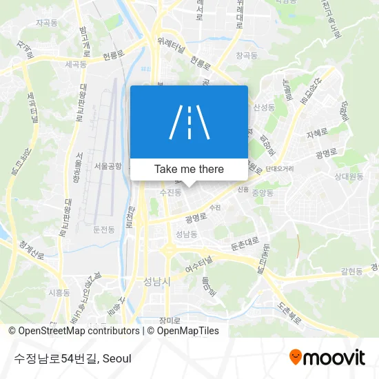 수정남로54번길 map