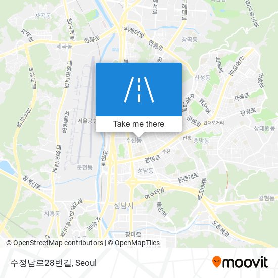 수정남로28번길 map