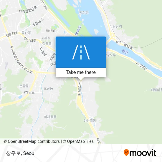 창우로 map