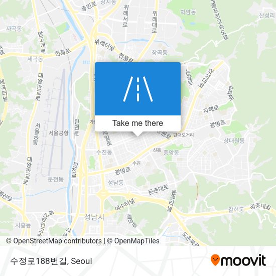 수정로188번길 map