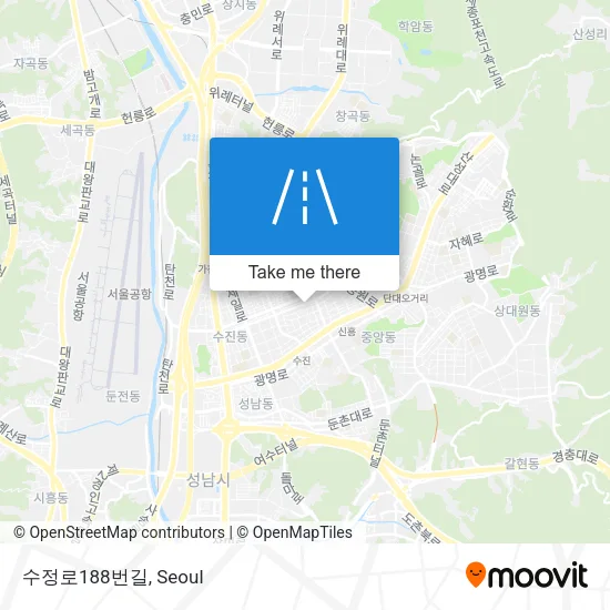 수정로188번길 map