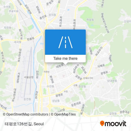 태평로126번길 map