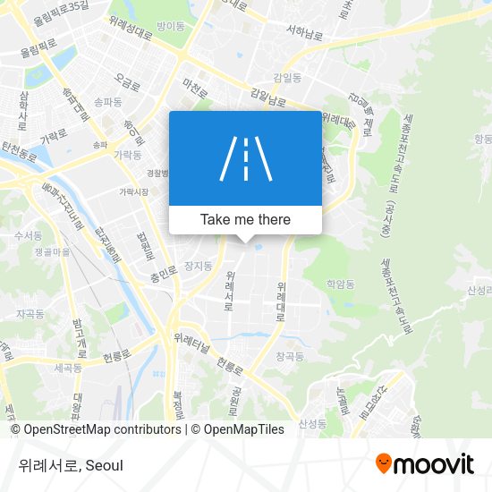 위례서로 map