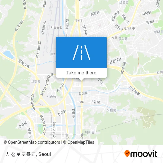 시청보도육교 map