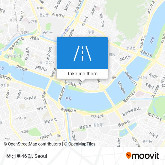 뚝섬로46길 map