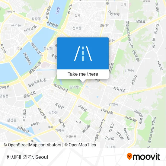한체대 외각 map