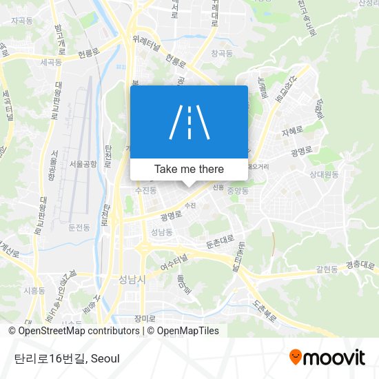 탄리로16번길 map