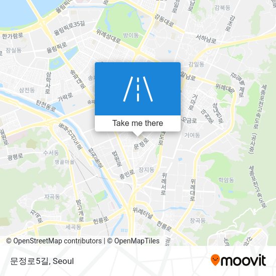 문정로5길 map
