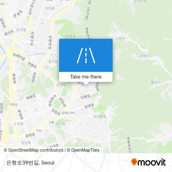 은행로39번길 map