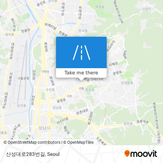 산성대로283번길 map