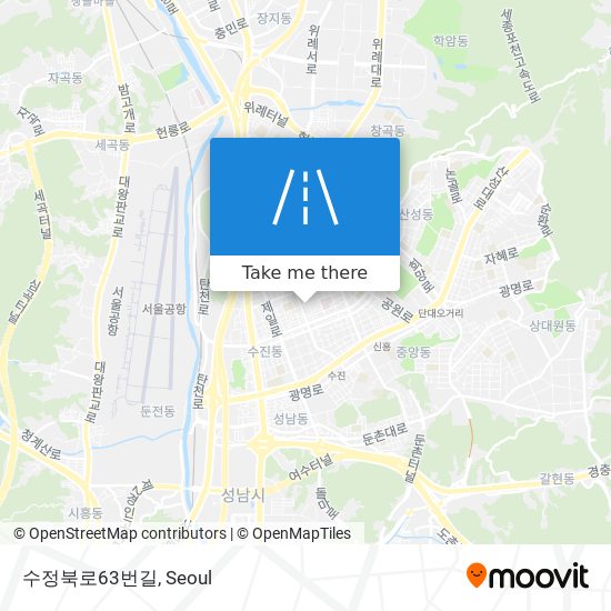 수정북로63번길 map