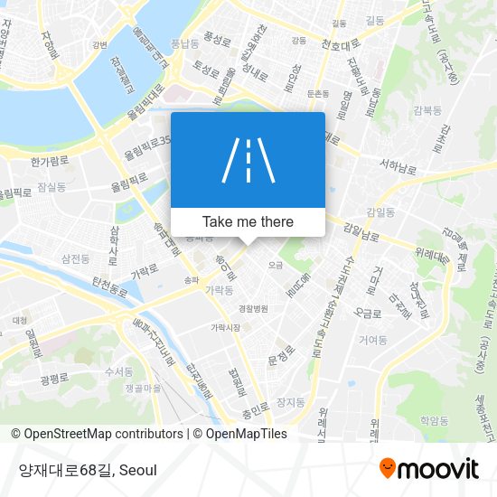 양재대로68길 map