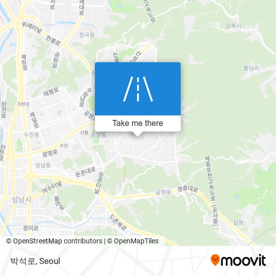 박석로 map