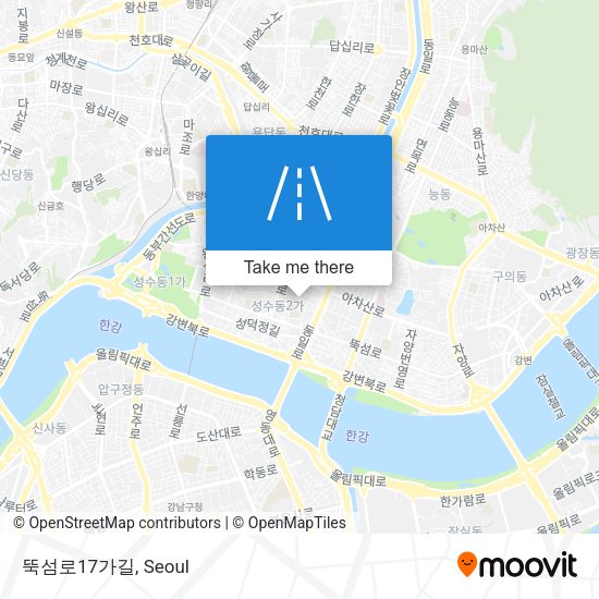 뚝섬로17가길 map