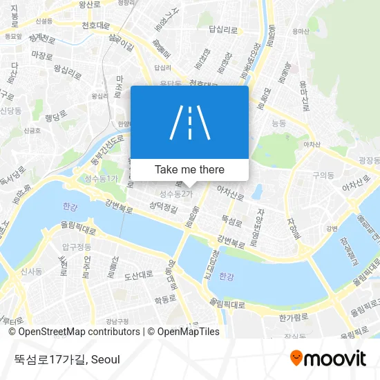 뚝섬로17가길 map