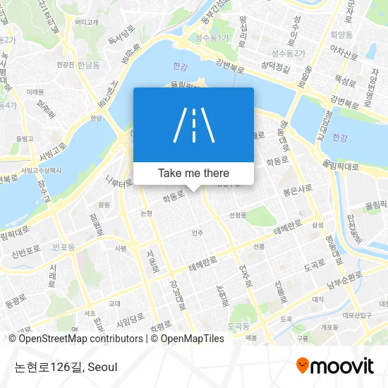 논현로126길 map
