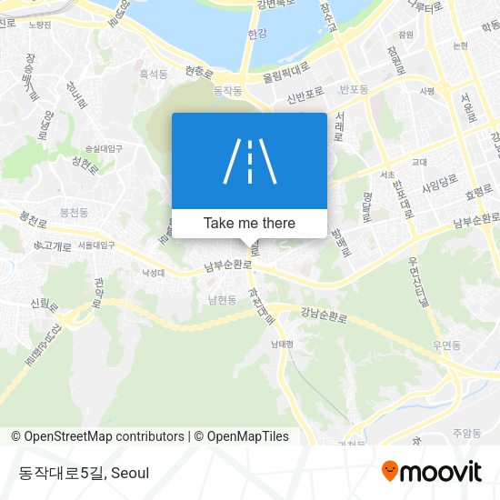 동작대로5길 map