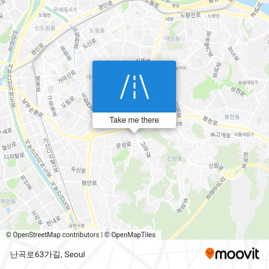 난곡로63가길 map