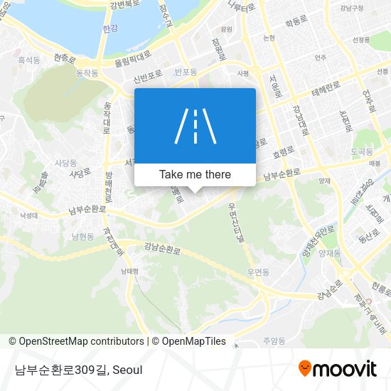 남부순환로309길 map