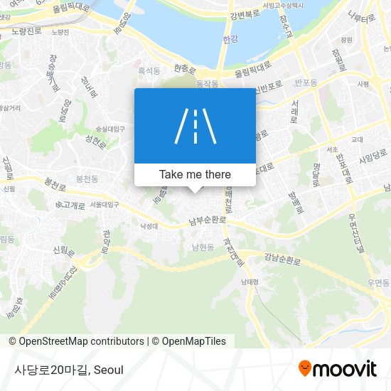 사당로20마길 map