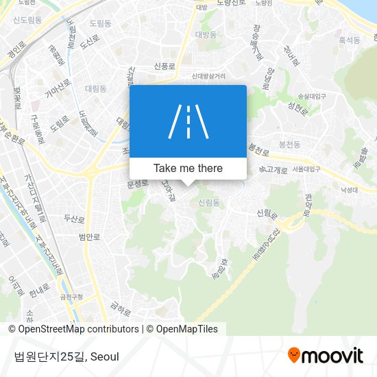 법원단지25길 map
