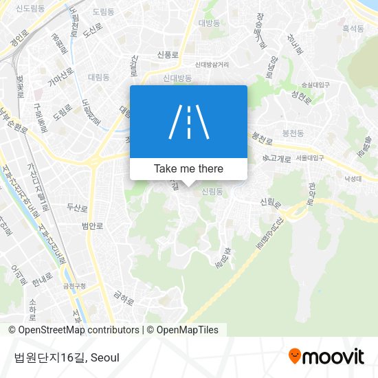 법원단지16길 map