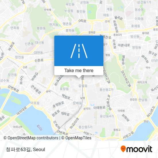 청파로63길 map