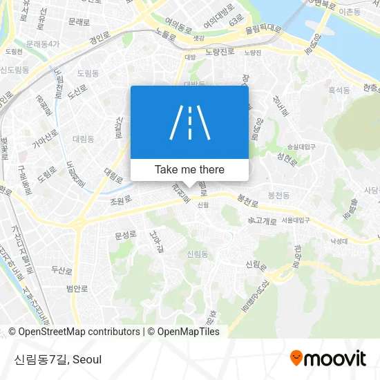 신림동7길 map