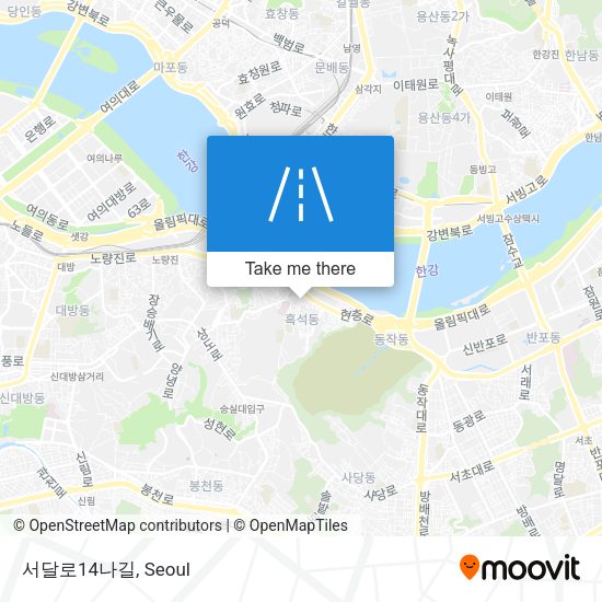 서달로14나길 map