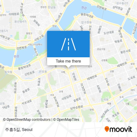 주흥5길 map