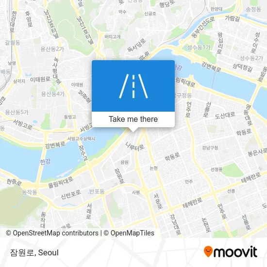 잠원로 map