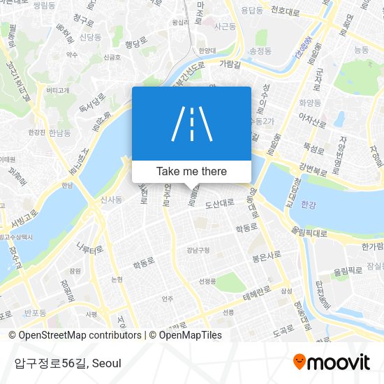 압구정로56길 map