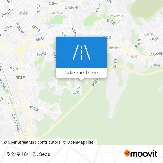 호암로18다길 map