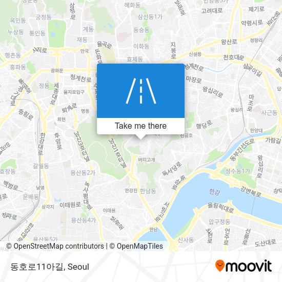 동호로11아길 map