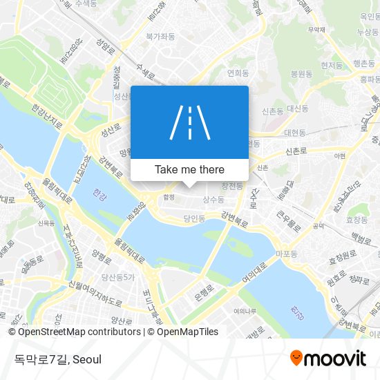 독막로7길 map