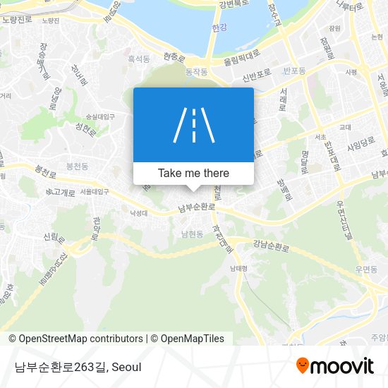 남부순환로263길 map