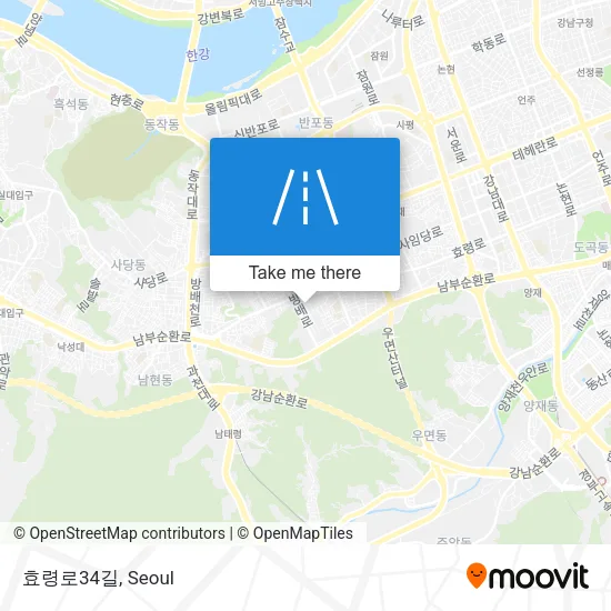 효령로34길 map