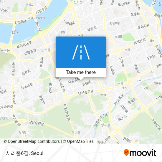 서리풀6길 map