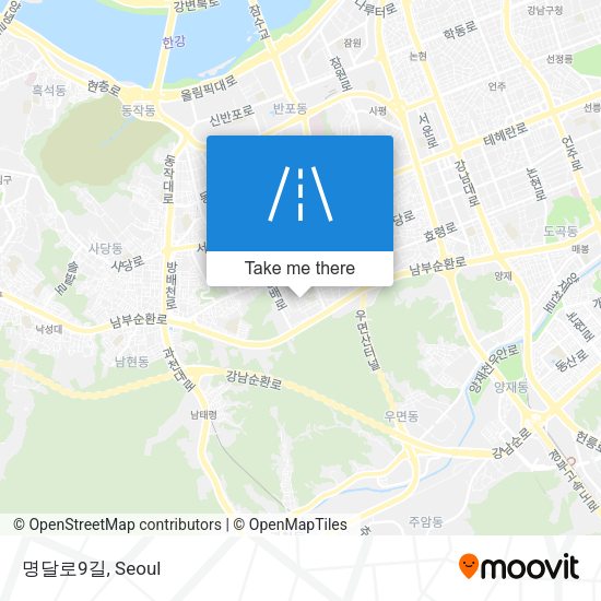 명달로9길 map