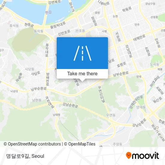 명달로9길 map