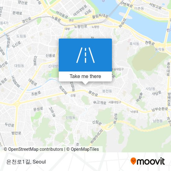 은천로1길 map