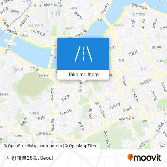 사평대로28길 map