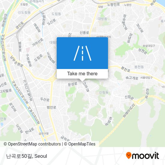 난곡로50길 map
