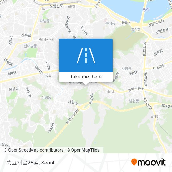 쑥고개로28길 map