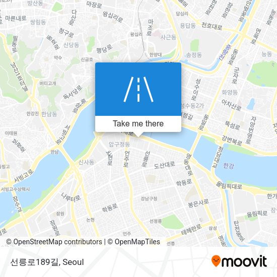선릉로189길 map