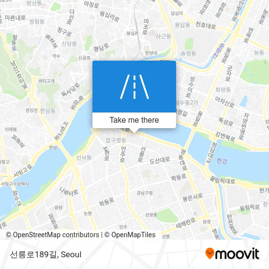 선릉로189길 map