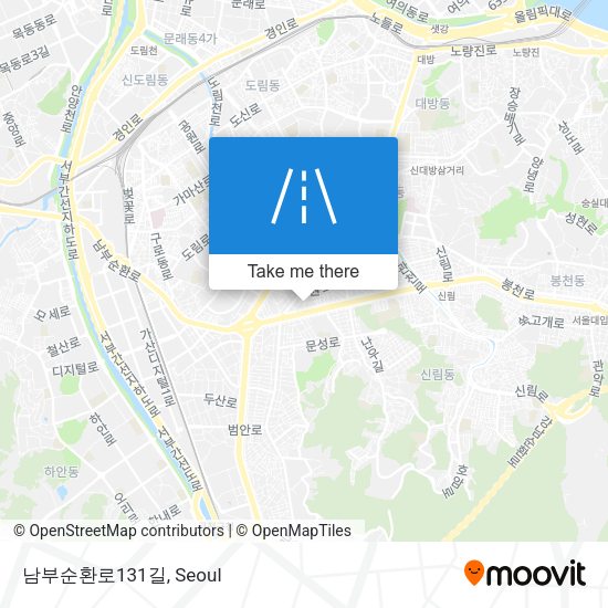 남부순환로131길 map