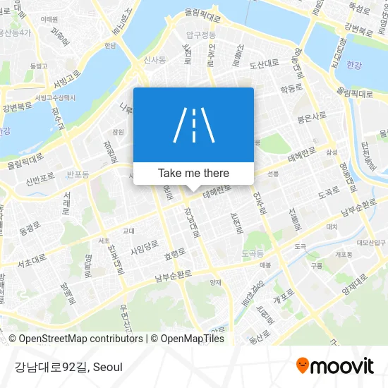 강남대로92길 map